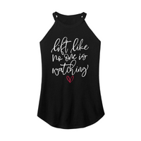 Womens X-Small Black Rocker Tank Top