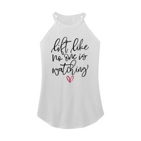Womens X-Small White Rocker Tank Top