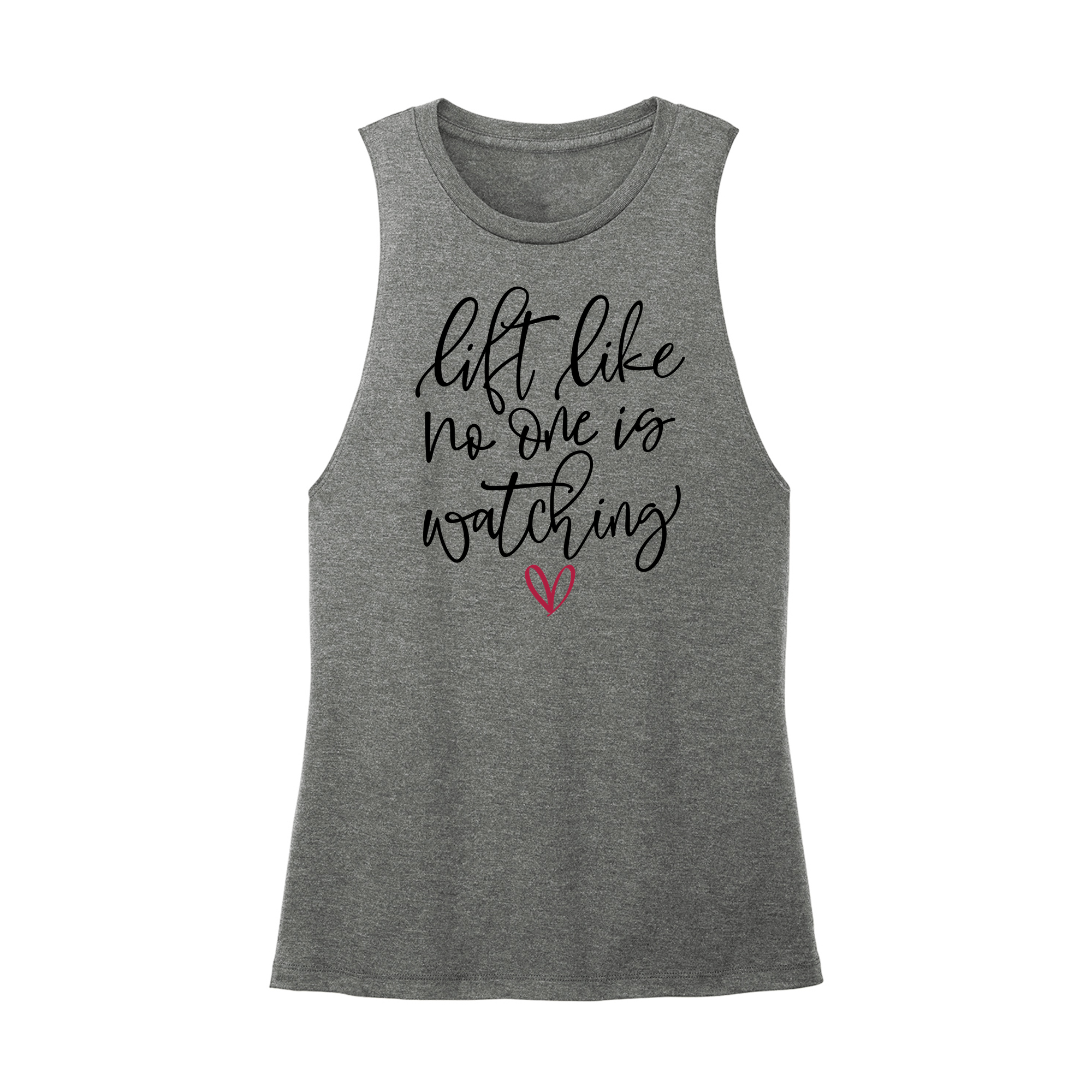 Womens X-Small Dark Gray Muscle Tank