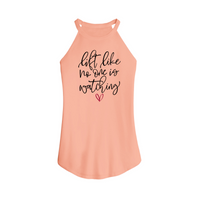 Womens X-Small Peach Tank Top