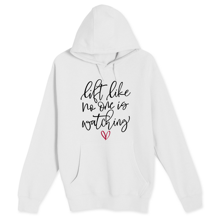 Unisex Small White Pullover Hooded Sweatshirt
