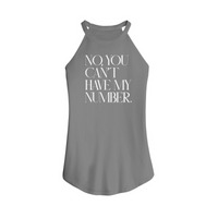 Womens X-Small Charcoal Tank Top