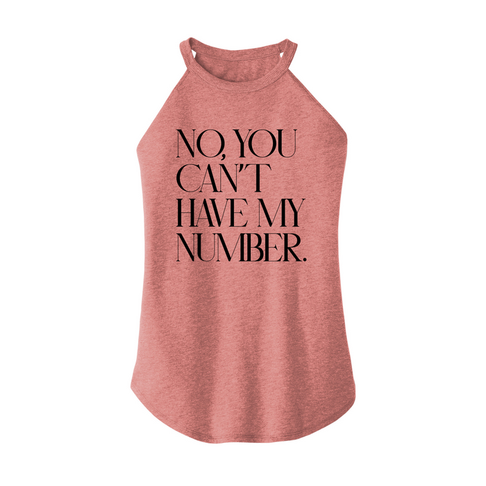 Womens X-Small Light Pink Rocker Tank Top