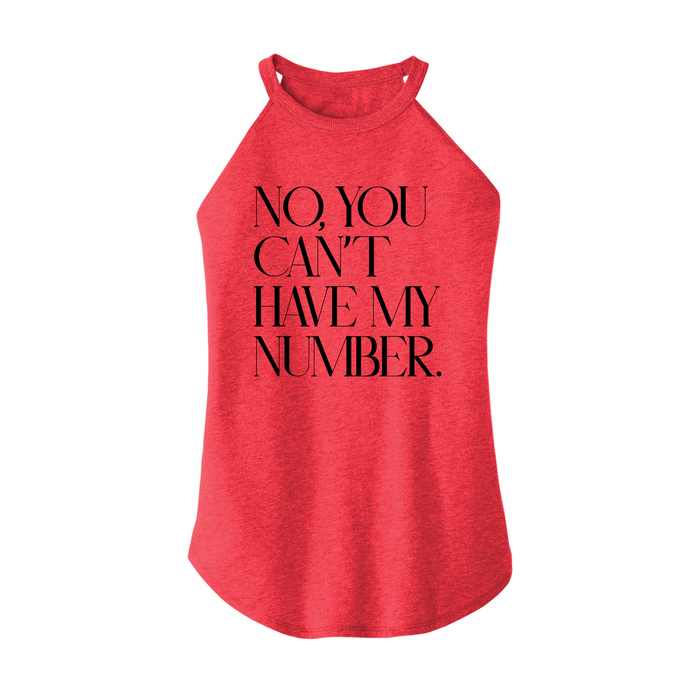 Womens X-Small Red Rocker Tank Top