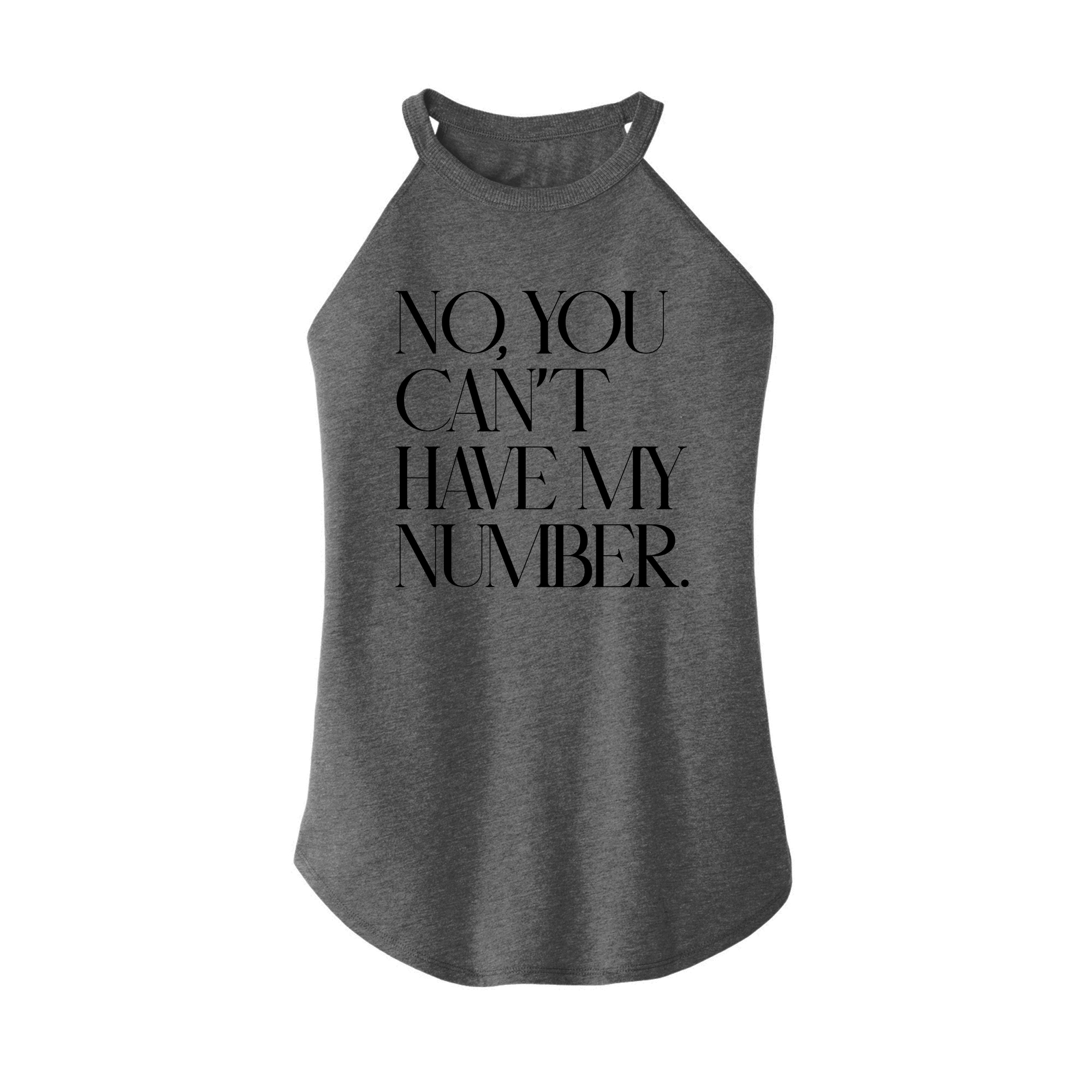 Womens X-Small Grey Rocker Tank Top