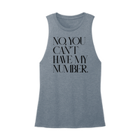 Womens X-Small Teal Muscle Tank