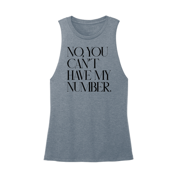 Womens X-Small Teal Muscle Tank