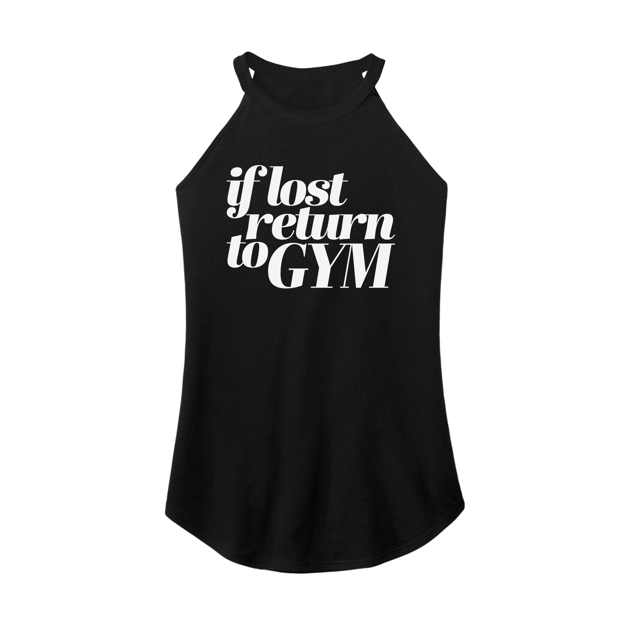 Womens X-Small Black Rocker Tank Top