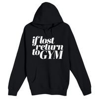 Unisex Small Black Pullover Hooded Sweatshirt