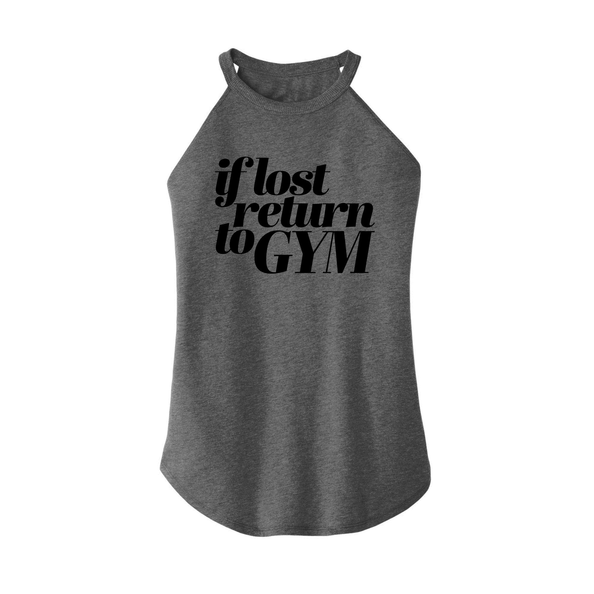 Womens X-Small Grey Rocker Tank Top