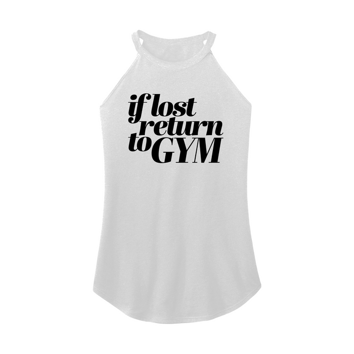 Womens X-Small White Rocker Tank Top