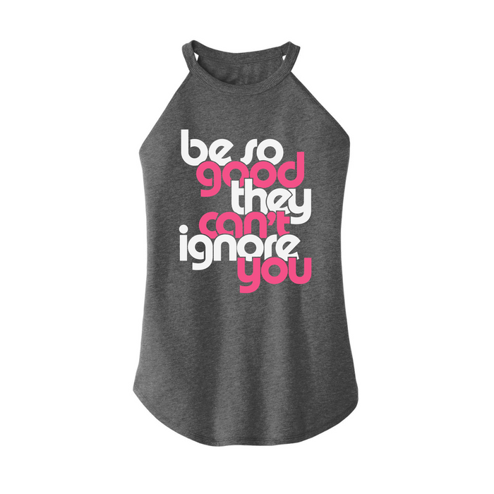 Womens X-Small Grey Rocker Tank Top