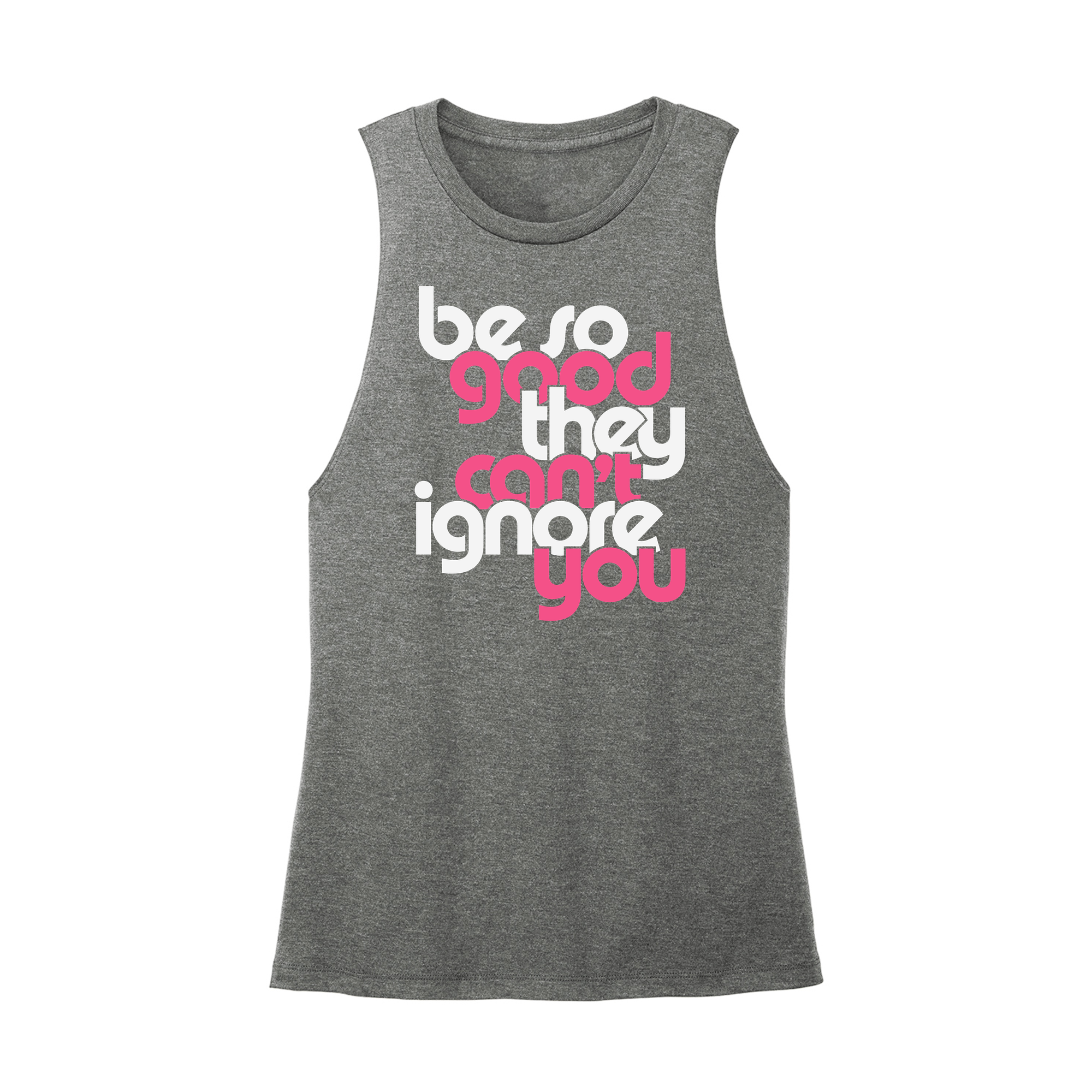 Womens X-Small Dark Gray Muscle Tank