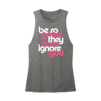 Womens X-Small Dark Gray Muscle Tank