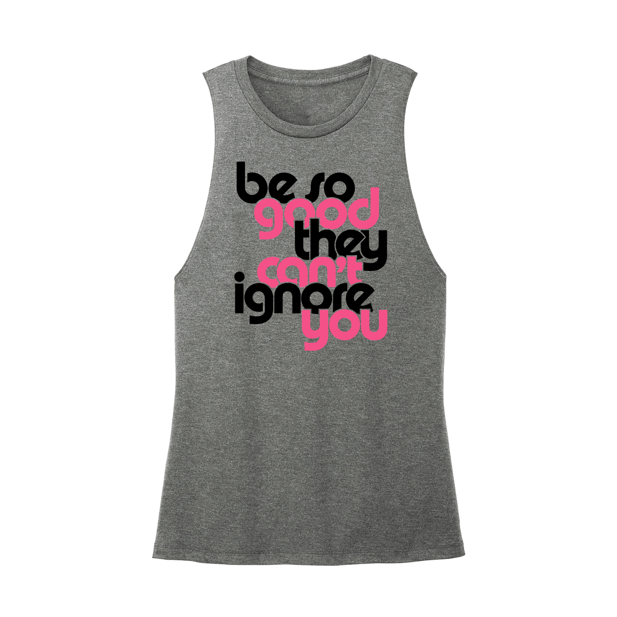Womens X-Small Dark Gray Muscle Tank