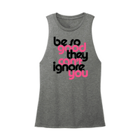 Womens X-Small Dark Gray Muscle Tank