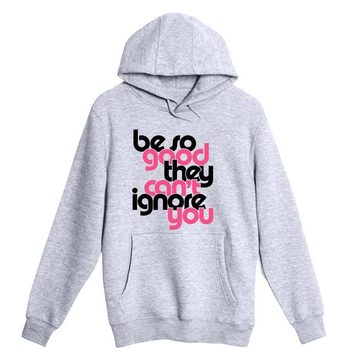 Unisex Small Heather Gray Pullover Hooded Sweatshirt