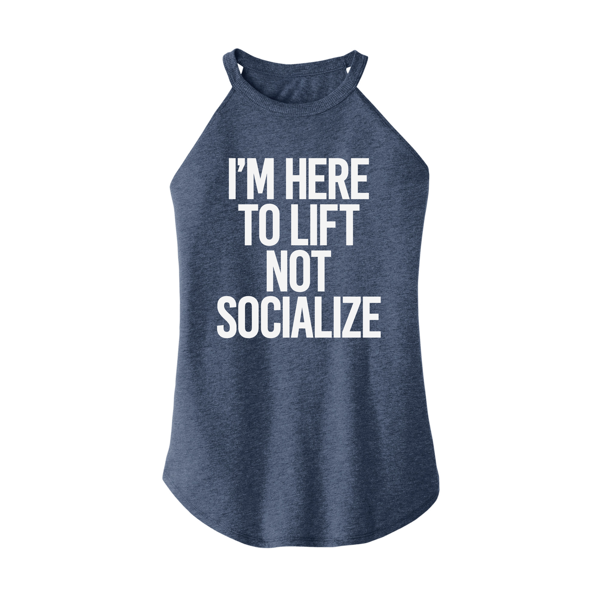 Womens X-Small Navy Heather Rocker Tank Top