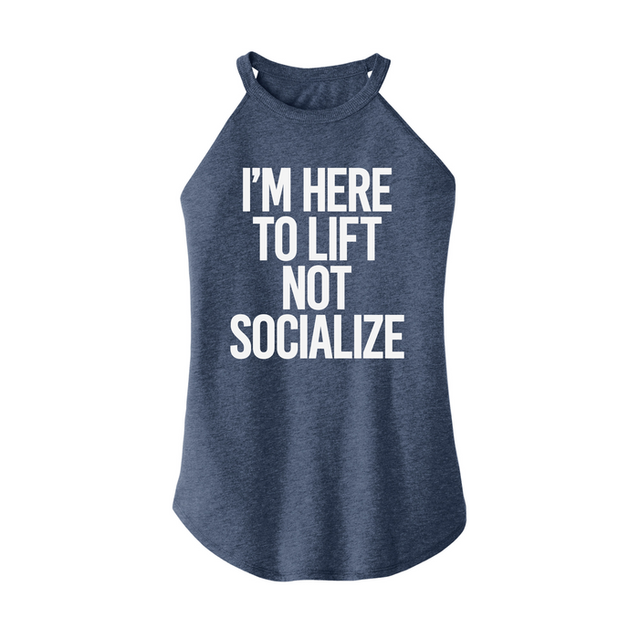 Womens X-Small Navy Heather Rocker Tank Top