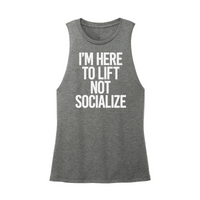 Womens X-Small Dark Gray Muscle Tank