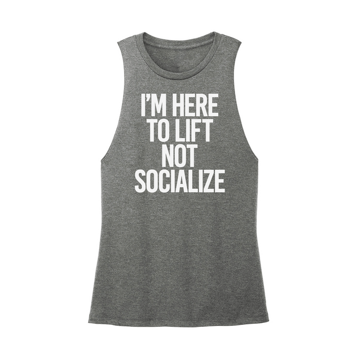 Womens X-Small Dark Gray Muscle Tank