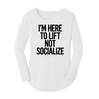 Womens X-Small White Long Sleeve Tunic Tee