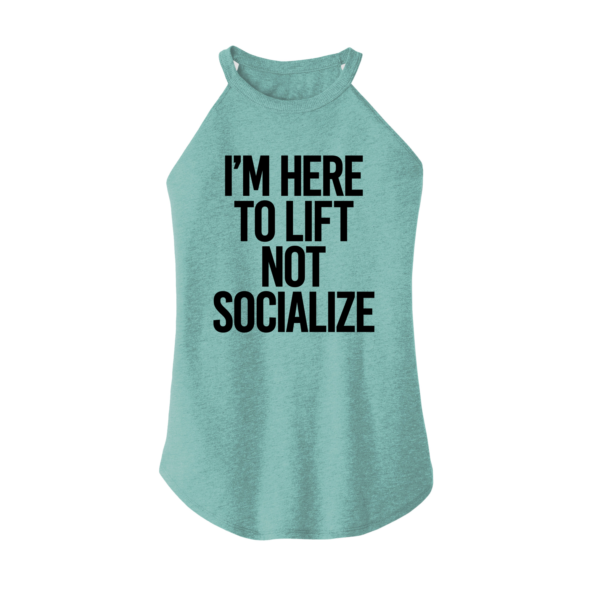Womens X-Small Teal Rocker Tank Top