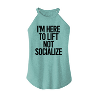 Womens X-Small Teal Rocker Tank Top