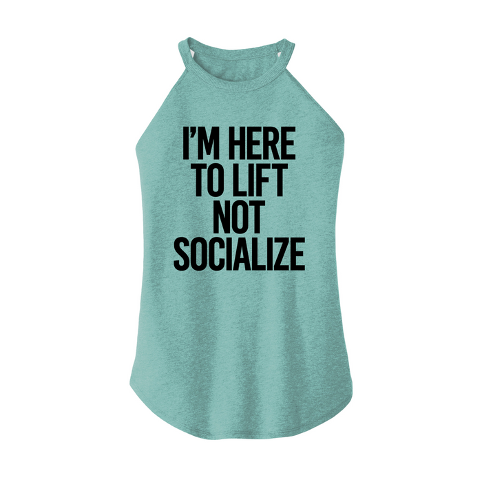 Womens X-Small Teal Rocker Tank Top
