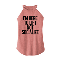 Womens X-Small Light Pink Rocker Tank Top