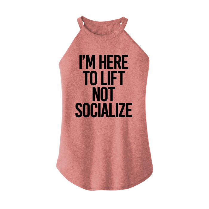 Womens X-Small Light Pink Rocker Tank Top