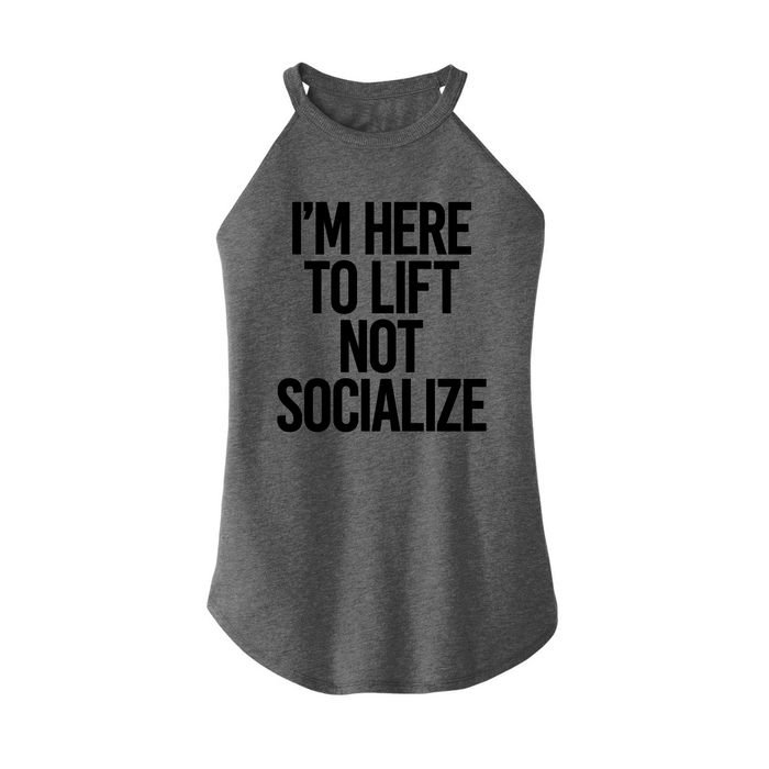 Womens X-Small Grey Rocker Tank Top