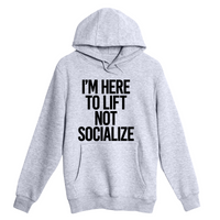 Unisex Small Heather Gray Pullover Hooded Sweatshirt