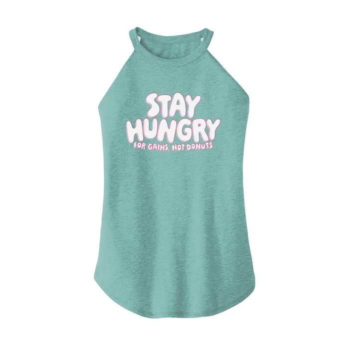 Womens X-Small Teal Rocker Tank Top