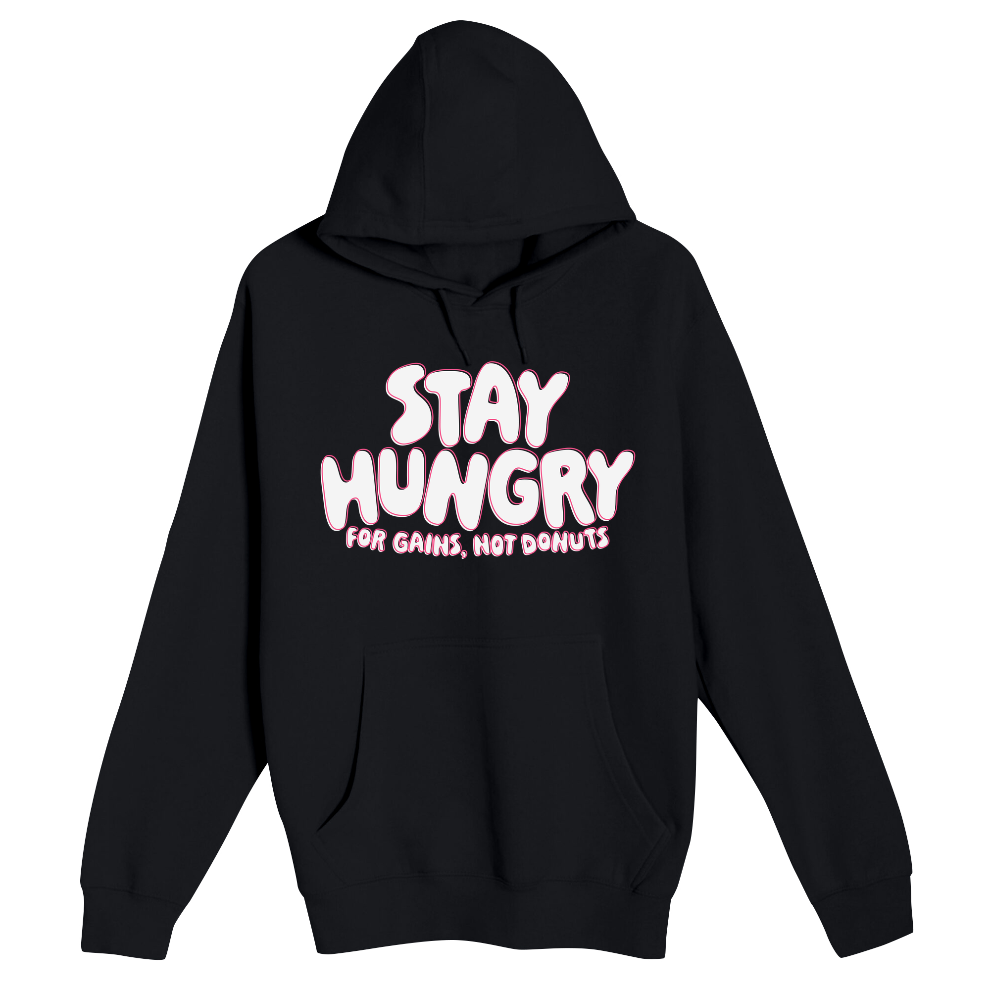 Unisex Small Black Pullover Hooded Sweatshirt