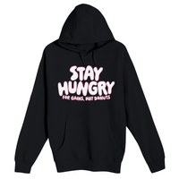 Unisex Small Black Pullover Hooded Sweatshirt