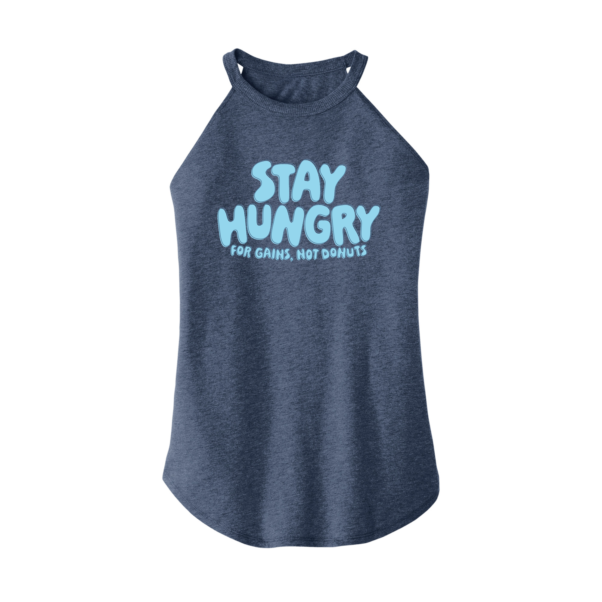 Womens X-Small Navy Heather Rocker Tank Top