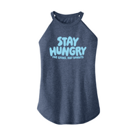 Womens X-Small Navy Heather Rocker Tank Top