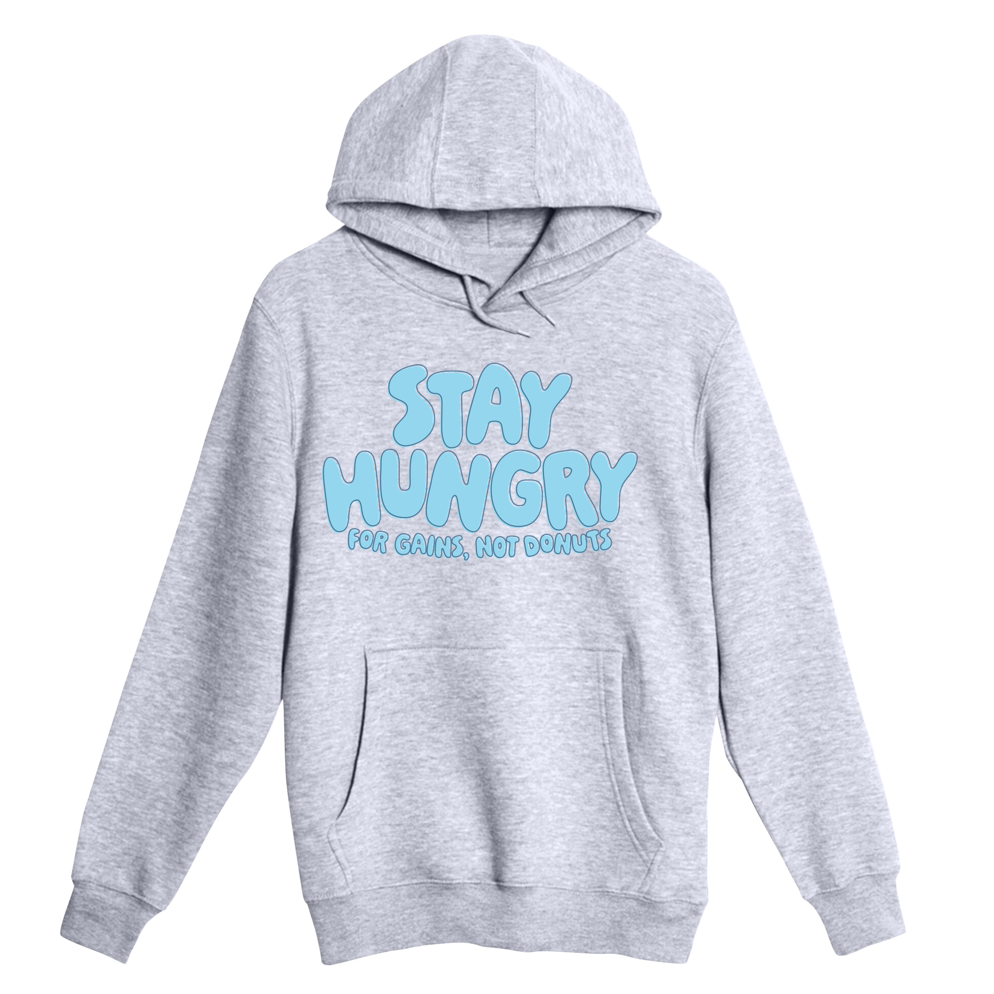 Unisex Small Heather Gray Pullover Hooded Sweatshirt