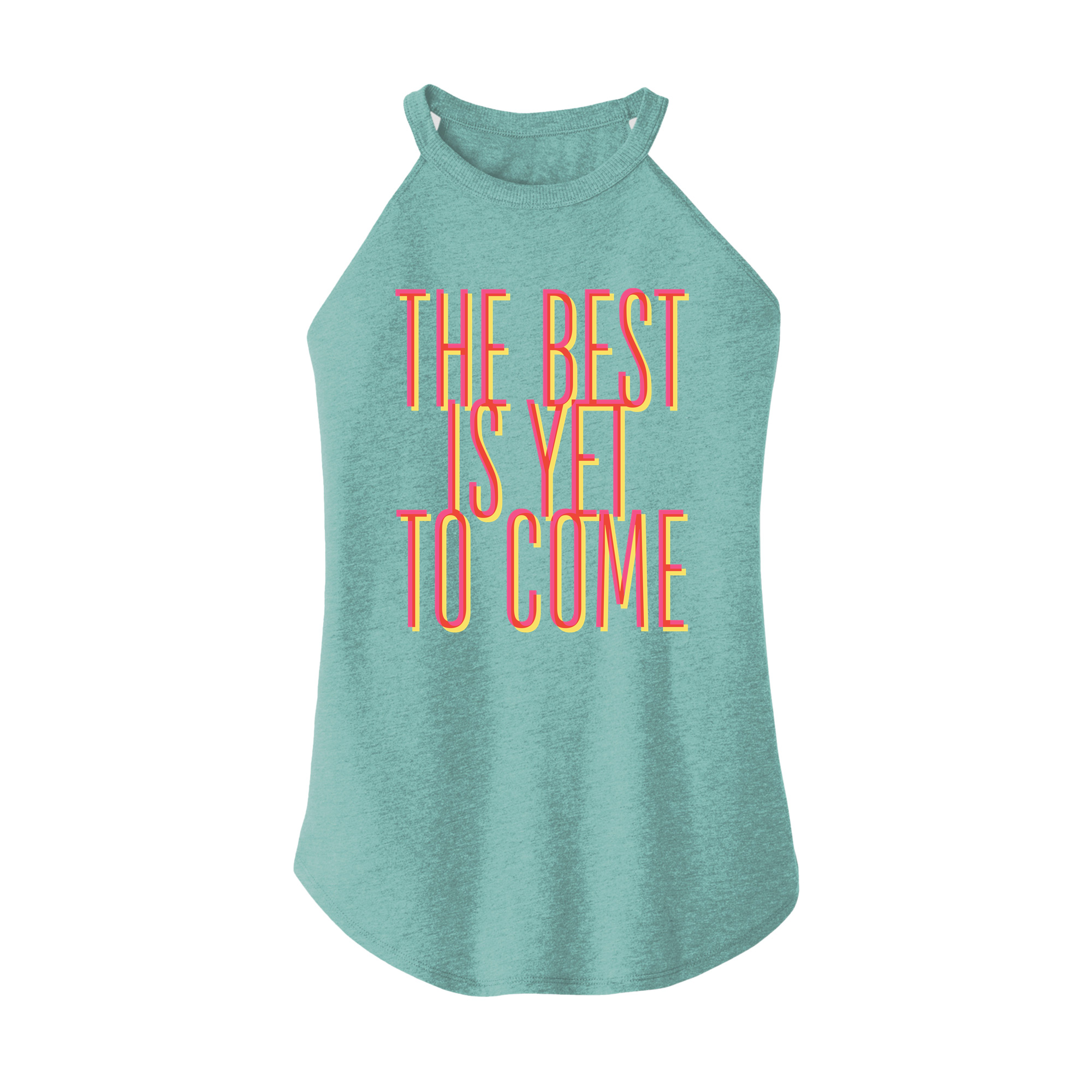 Womens X-Small Teal Rocker Tank Top