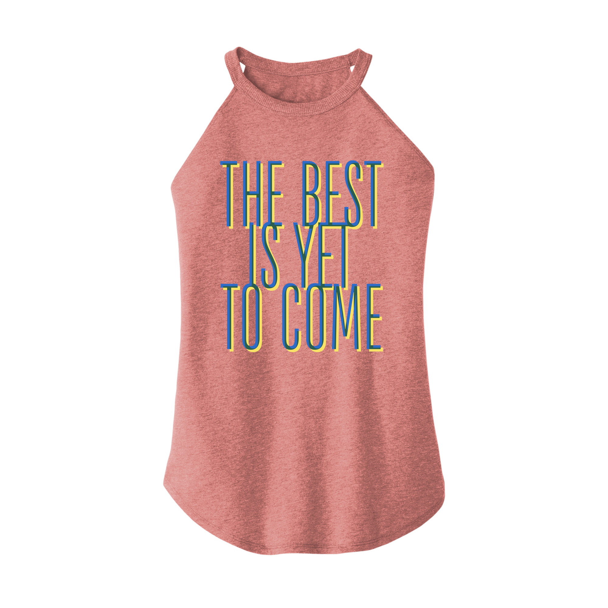Womens X-Small Light Pink Rocker Tank Top
