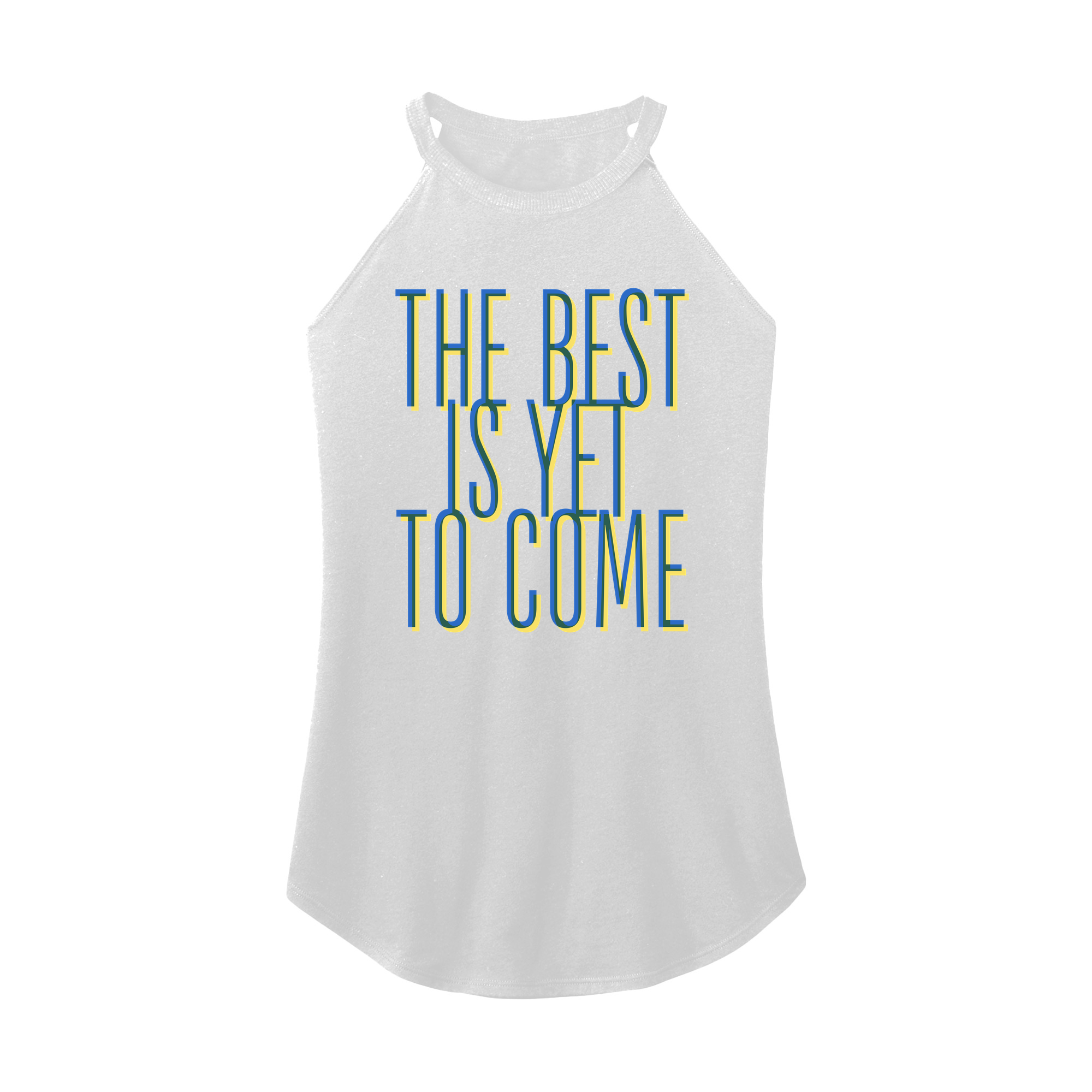 Womens X-Small White Rocker Tank Top