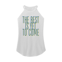 Womens X-Small White Rocker Tank Top