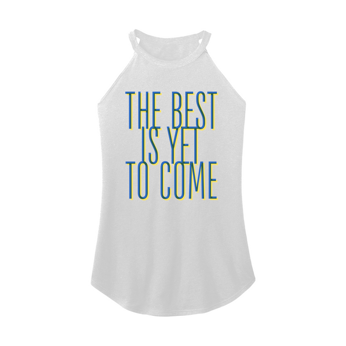 Womens X-Small White Rocker Tank Top