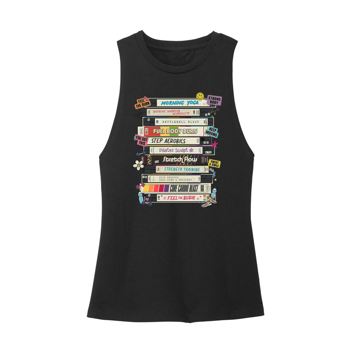 Womens X-Small Black Muscle Tank