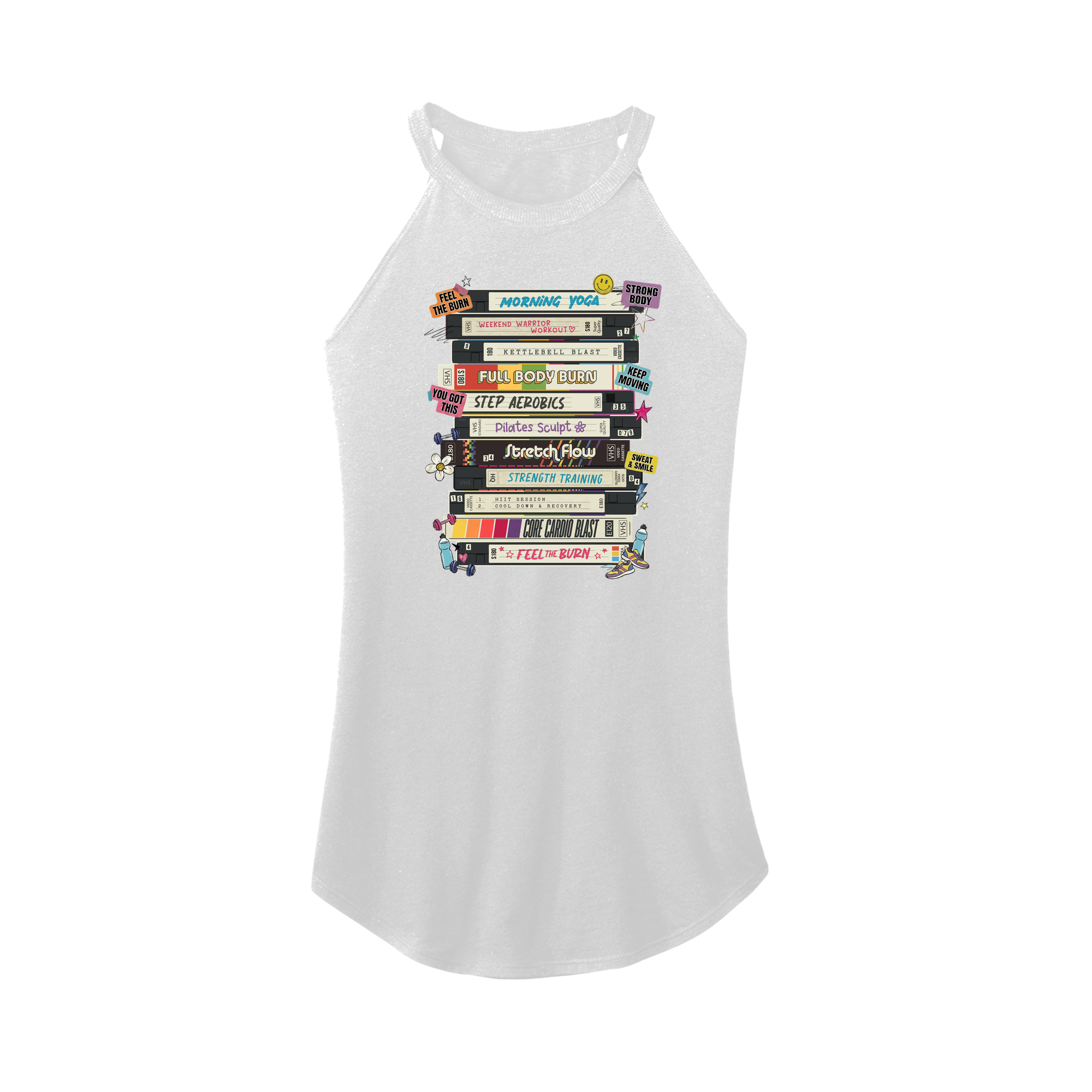 Womens X-Small White Tank Top