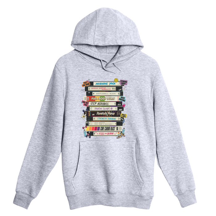 Unisex Small Heather Gray Pullover Hooded Sweatshirt