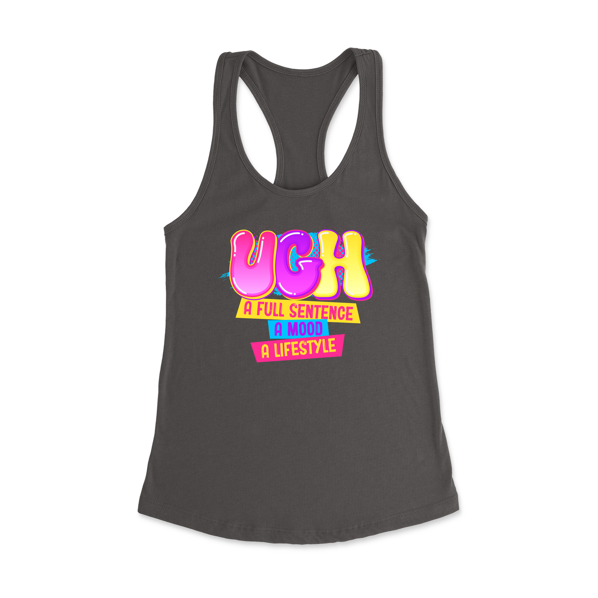 Womens X-Small Dark Grey Style_Tank Top