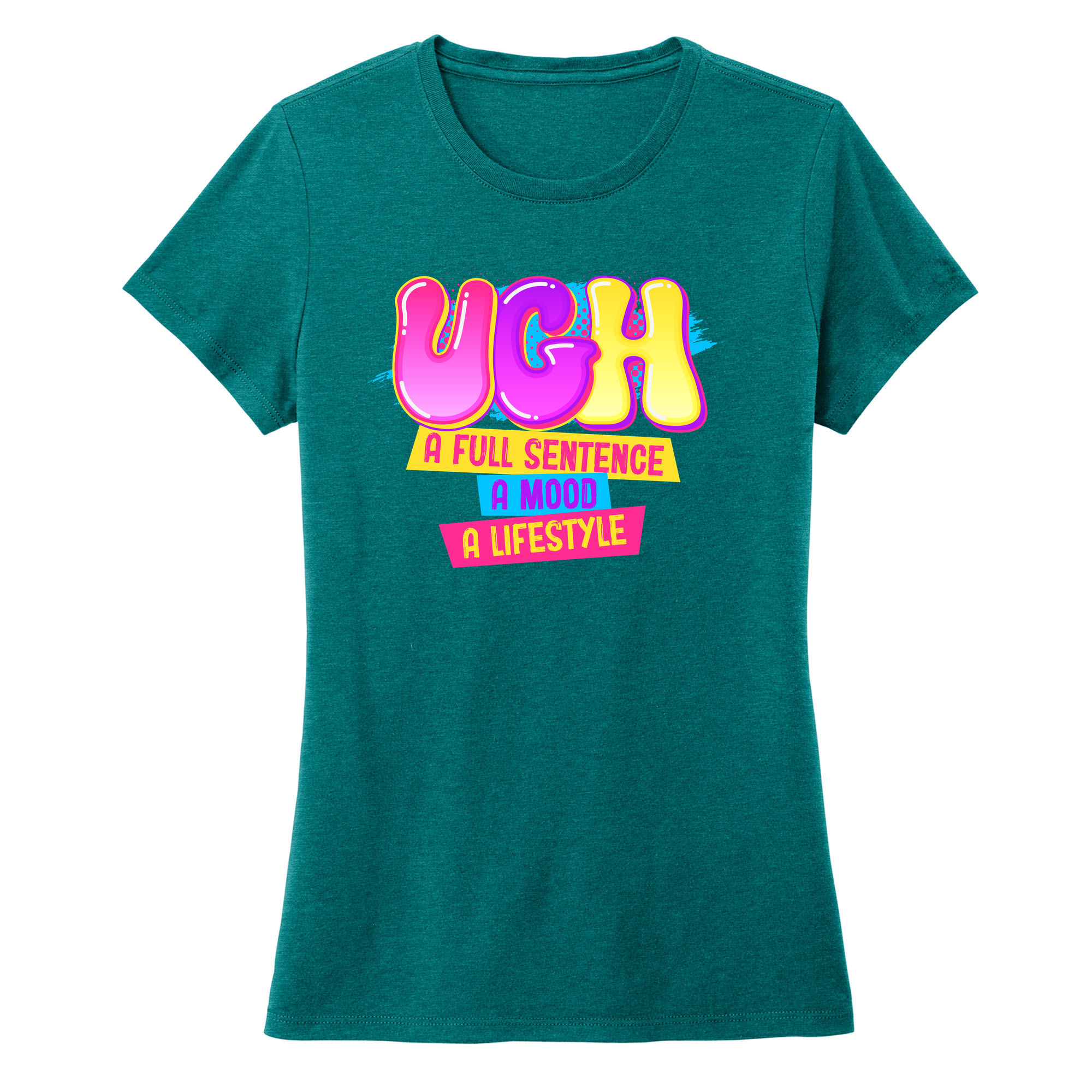 Womens X-Small Teal Style_T-Shirt