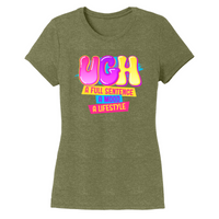 Womens X-Small Military Green Style_T-Shirt